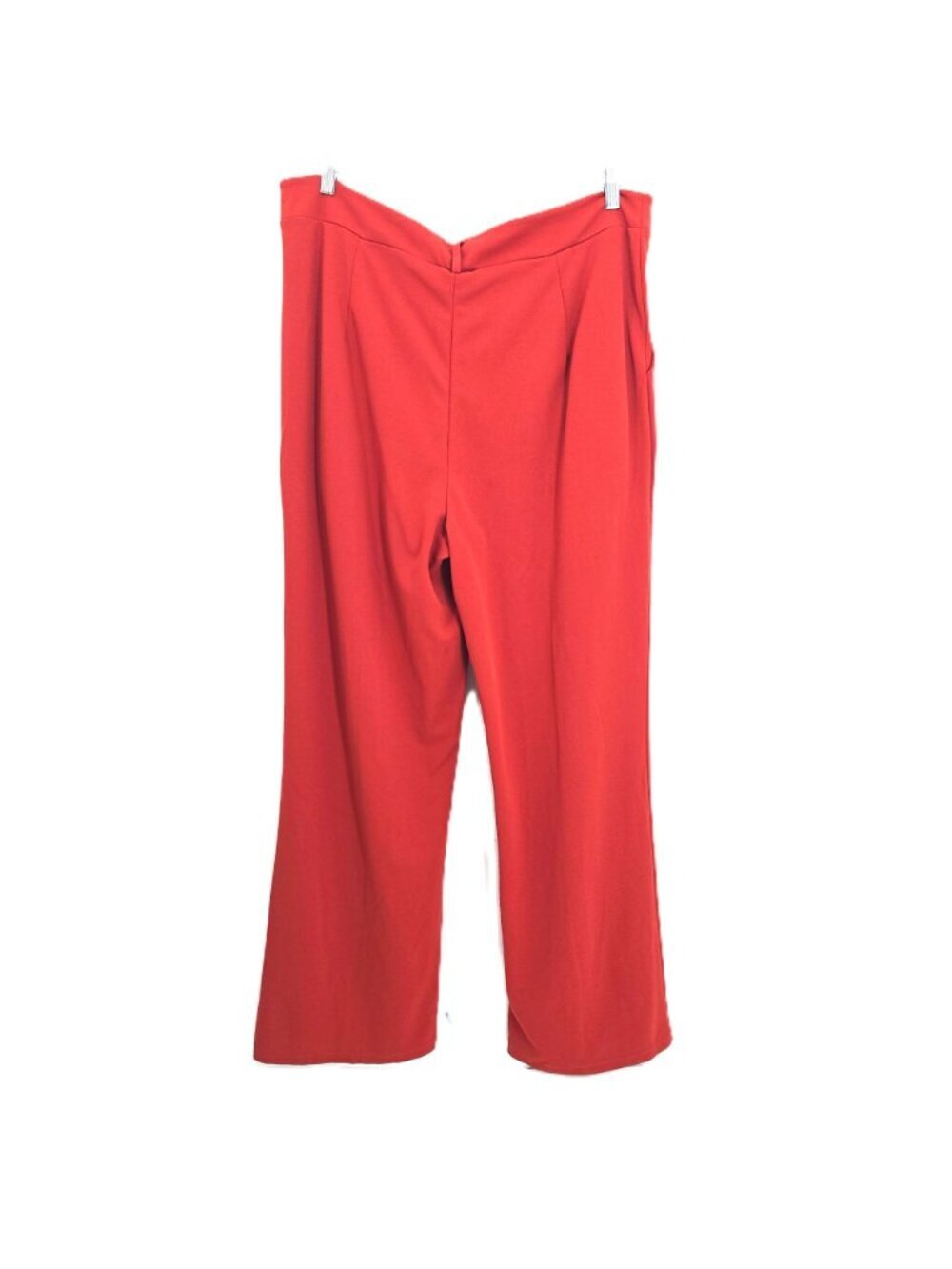 NWT Fashion Nova Heidi Red Wide Leg Trouser Pants Women Size 3X - Picture 6 of 7